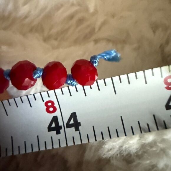 Colorful Beaded Necklace with Buddha Charm – 44” Long (New) - Picture 10 of 17